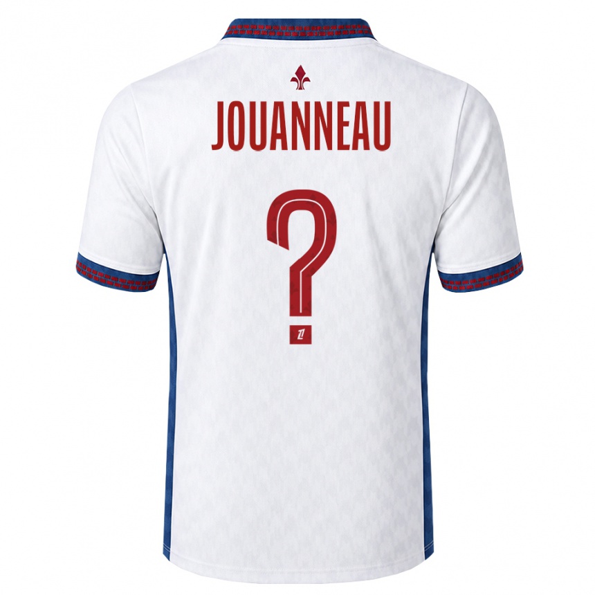 גברים כדורגל Paul Jouanneau #0 אדום לבן כחול הרחק ג'רזי 2026/27