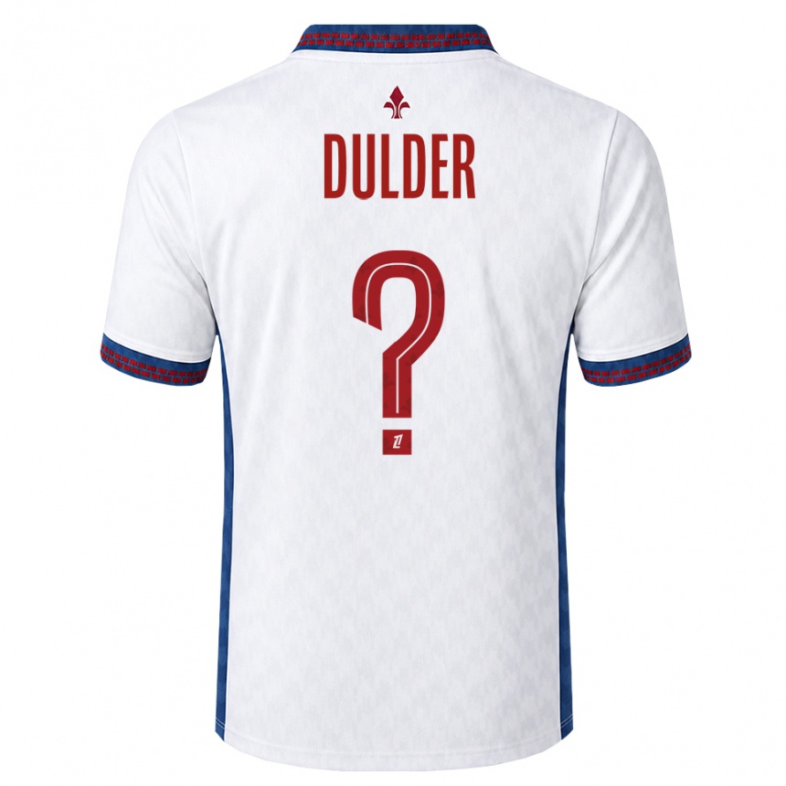 גברים כדורגל Sifra Dulder #0 אדום לבן כחול הרחק ג'רזי 2026/27