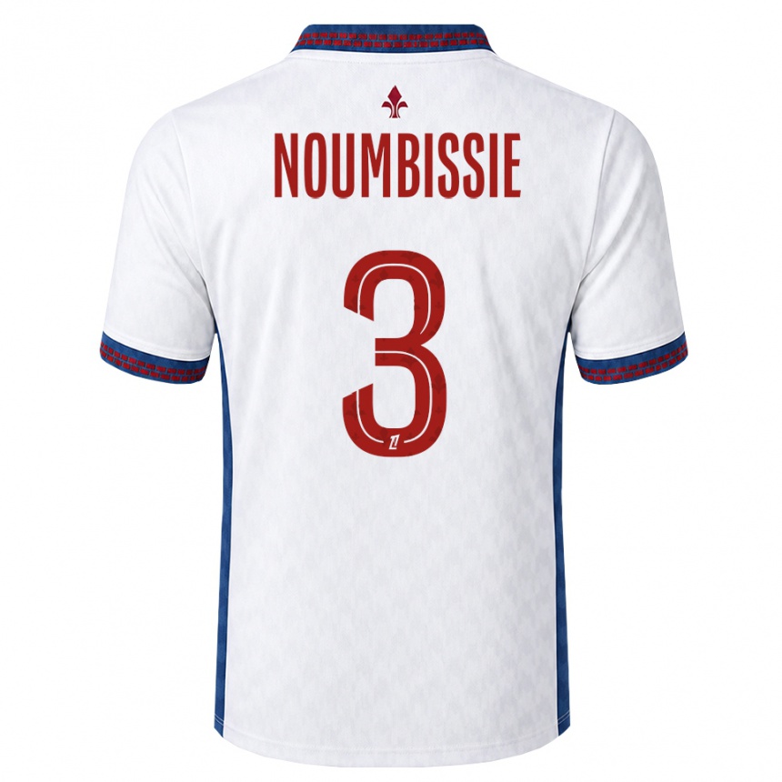 גברים כדורגל Stéphane Noumbissie #3 אדום לבן כחול הרחק ג'רזי 2026/27