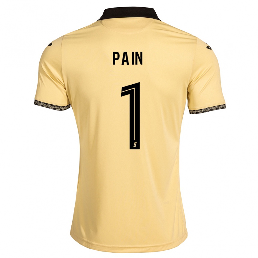 גברים כדורגל Ilan Pain #1 לבן נאבאחו שחור הרחק ג'רזי 2026/27