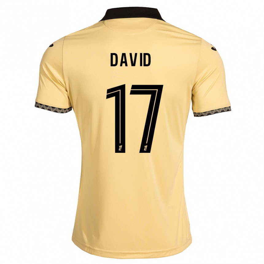 גברים כדורגל Dune David #17 לבן נאבאחו שחור הרחק ג'רזי 2026/27