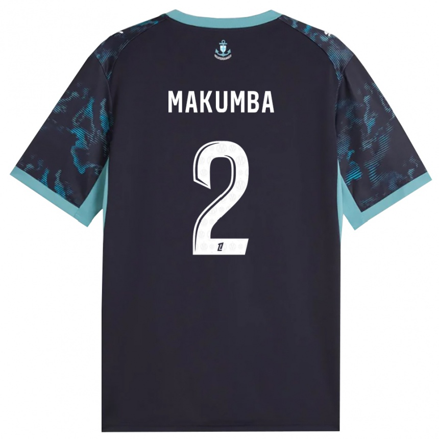 גברים כדורגל Enzo Makumba #2 טורקיז בהיר שחור הרחק ג'רזי 2026/27 גברים כדורגל Enzo Makumba #2 טורקיז בהיר שחור הרחק ג'רזי 2026/27