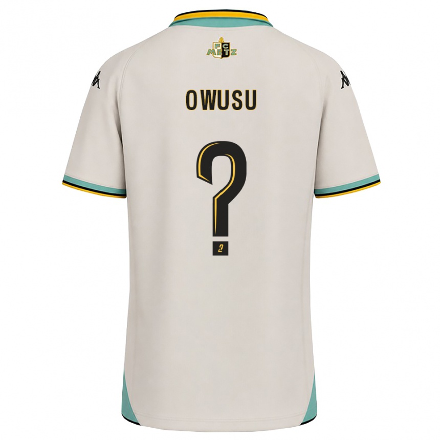 גברים כדורגל Ryan Owusu #0 לבן פרחוני שחור הרחק ג'רזי 2026/27