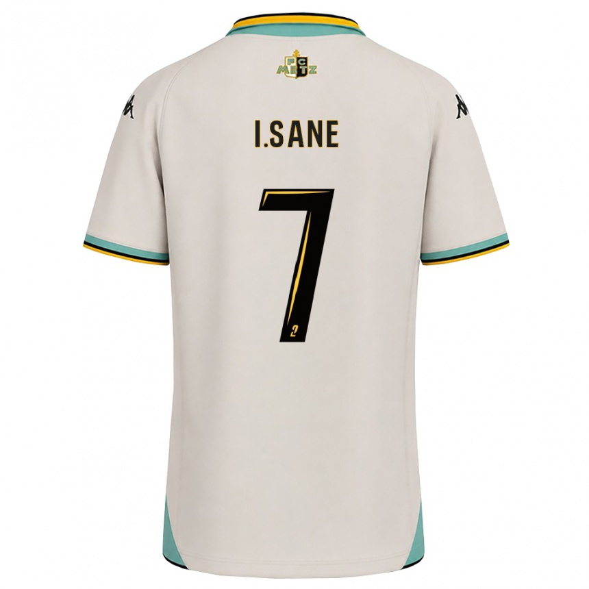 גברים כדורגל Ibou Sané #7 לבן פרחוני שחור הרחק ג'רזי 2026/27