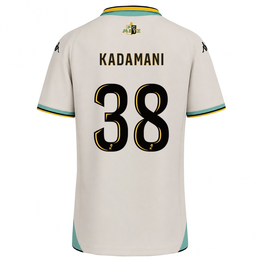 גברים כדורגל Hamza Kadamani #38 לבן פרחוני שחור הרחק ג'רזי 2026/27
