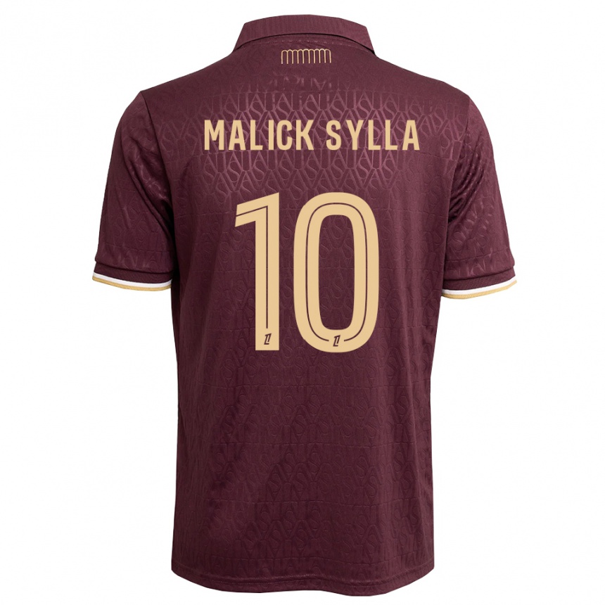 גברים כדורגל Malick Sylla #10 חום חולי אדום הרחק ג'רזי 2026/27