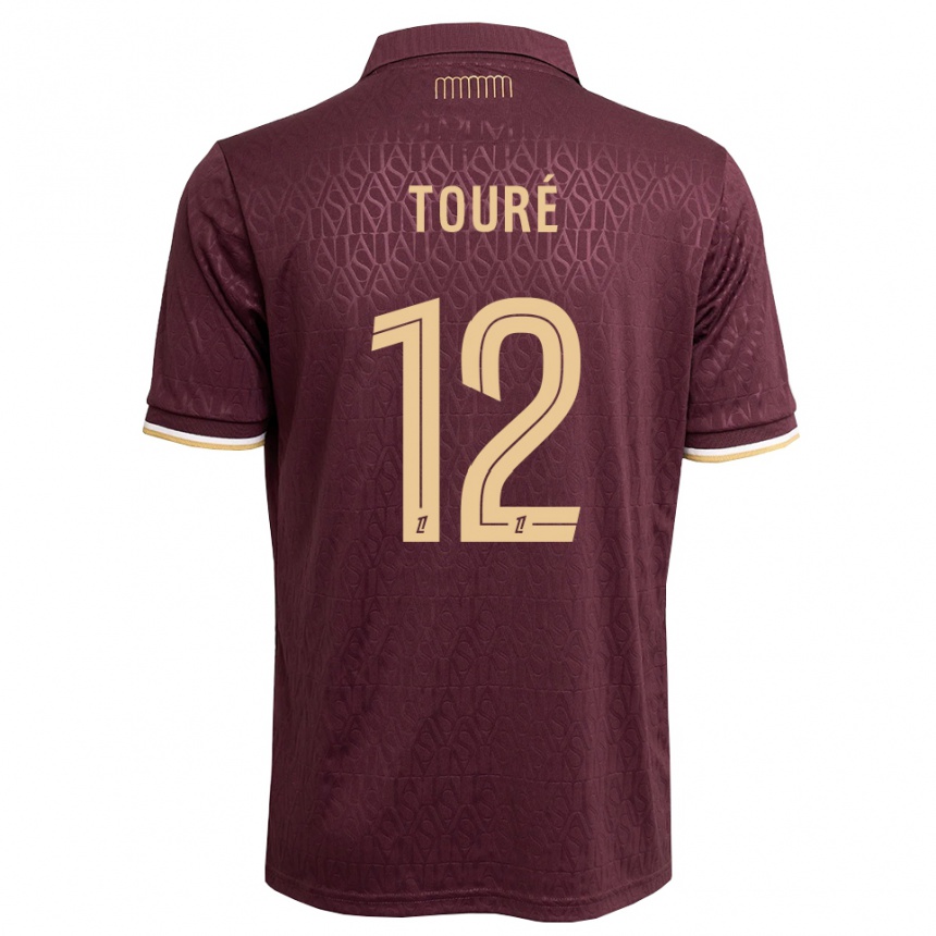 גברים כדורגל Ilane Touré #12 חום חולי אדום הרחק ג'רזי 2026/27