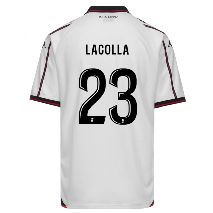גברים כדורגל Mellie Lacolla #23 שחור לבן הרחק ג'רזי 2026/27
