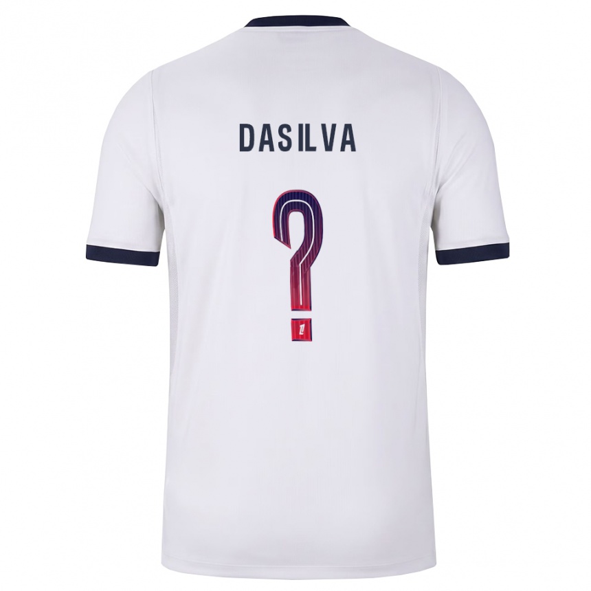גברים כדורגל Josué Dasilva #0 לבן שחור אדום הרחק ג'רזי 2026/27