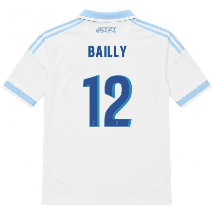 גברים כדורגל Melvine Bailly #12 כחול שמיים בהיר לבן אדום הרחק ג'רזי 2026/27