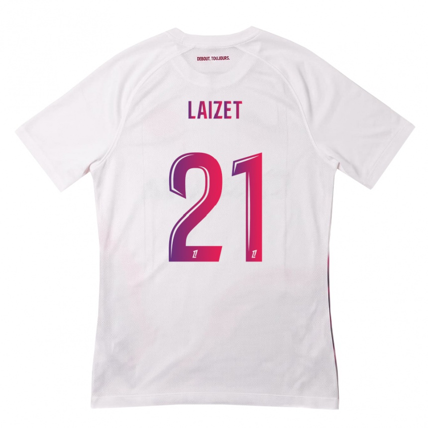 גברים כדורגל אמה לייזט #21 לבן ורוד סגול הרחק ג'רזי 2026/27