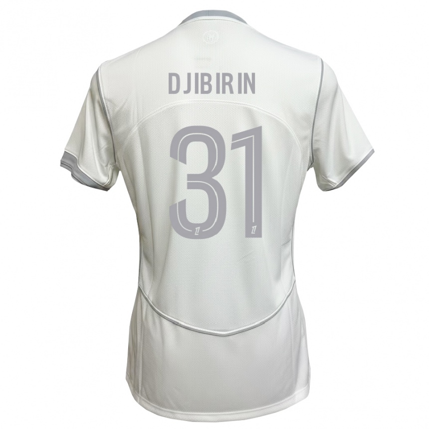גברים כדורגל Harouna Djibirin #31 לבן אפור הרחק ג'רזי 2026/27