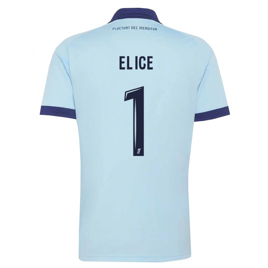 גברים כדורגל Rafael Elice #1 כחול תירס שחור הרחק ג'רזי 2026/27