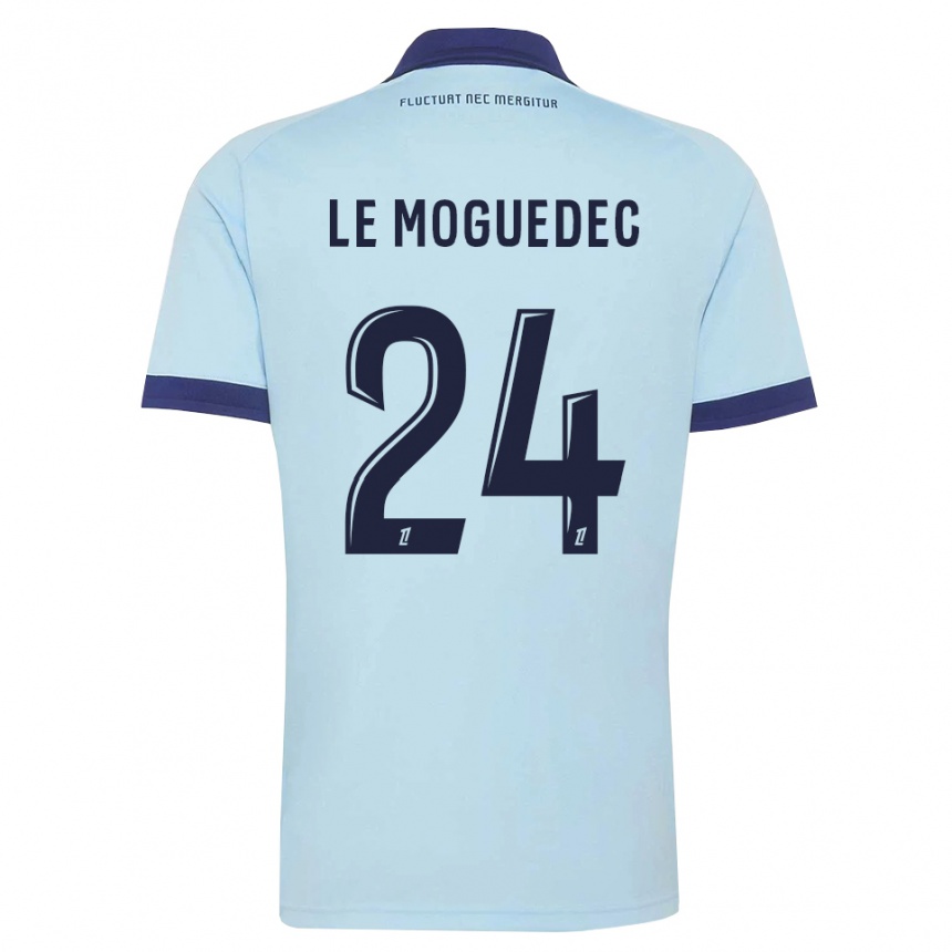 גברים כדורגל Anaële Le Moguedec #24 כחול תירס שחור הרחק ג'רזי 2026/27