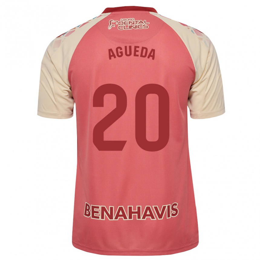 גברים כדורגל אגואדה גונסאלס #20 ורוד בהיר אדום כחול הרחק ג'רזי 2026/27