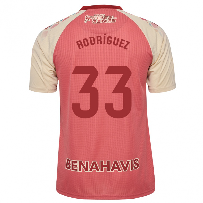 גברים כדורגל Alfonso Rodríguez #33 ורוד בהיר אדום כחול הרחק ג'רזי 2026/27