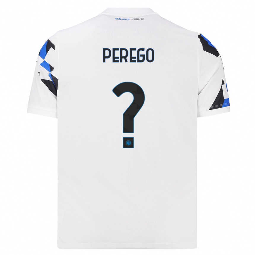 גברים כדורגל Riccardo Perego #0 לבן אדום כחול הרחק ג'רזי 2026/27