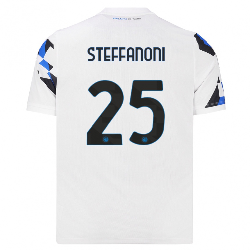 גברים כדורגל Federico Steffanoni #25 לבן אדום כחול הרחק ג'רזי 2026/27