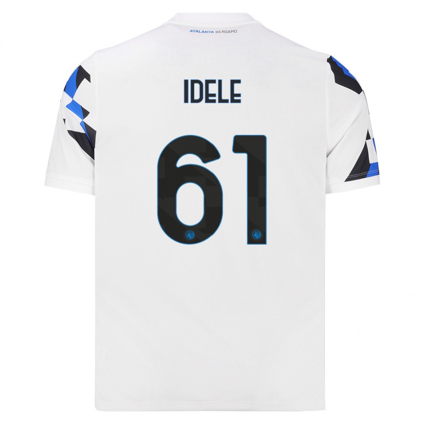 גברים כדורגל Javison Idele #61 לבן אדום כחול הרחק ג'רזי 2026/27