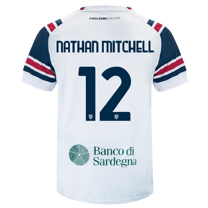 גברים כדורגל Anton Nathan Mitchell #12 לבן אדום ירוק הרחק ג'רזי 2026/27