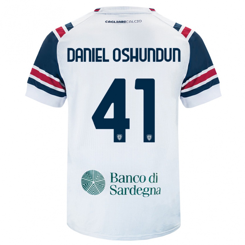 גברים כדורגל Olasunkanmi Daniel Oshundun #41 לבן אדום ירוק הרחק ג'רזי 2026/27