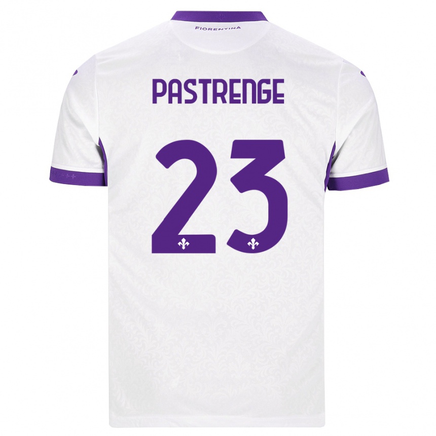 גברים כדורגל Lucia Pastrenge #23 לבן סגול הרחק ג'רזי 2026/27