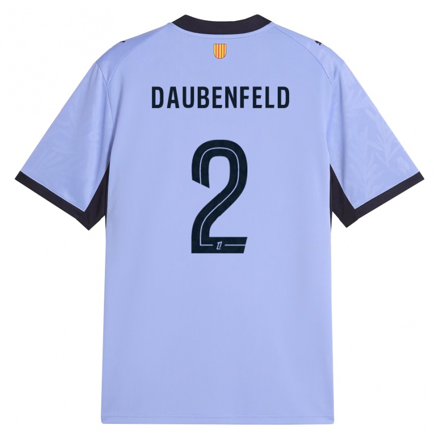 גברים כדורגל Lucas Daubenfeld #2 שחור לבנדר ג'רזי קיט שלישי 2026/27