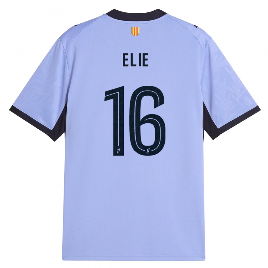 גברים כדורגל Anaïs Elie #16 שחור לבנדר ג'רזי קיט שלישי 2026/27