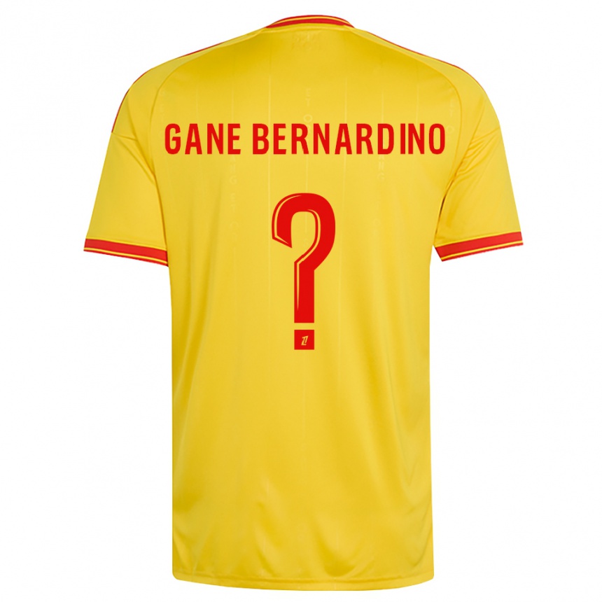 נשים כדורגל Nathanaël Gane Bernardino #0 זהב כתום אדום ג'רזי ביתית 2026/27