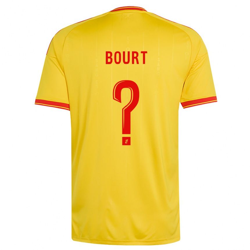 נשים כדורגל Chloé Bourt #0 זהב כתום אדום ג'רזי ביתית 2026/27