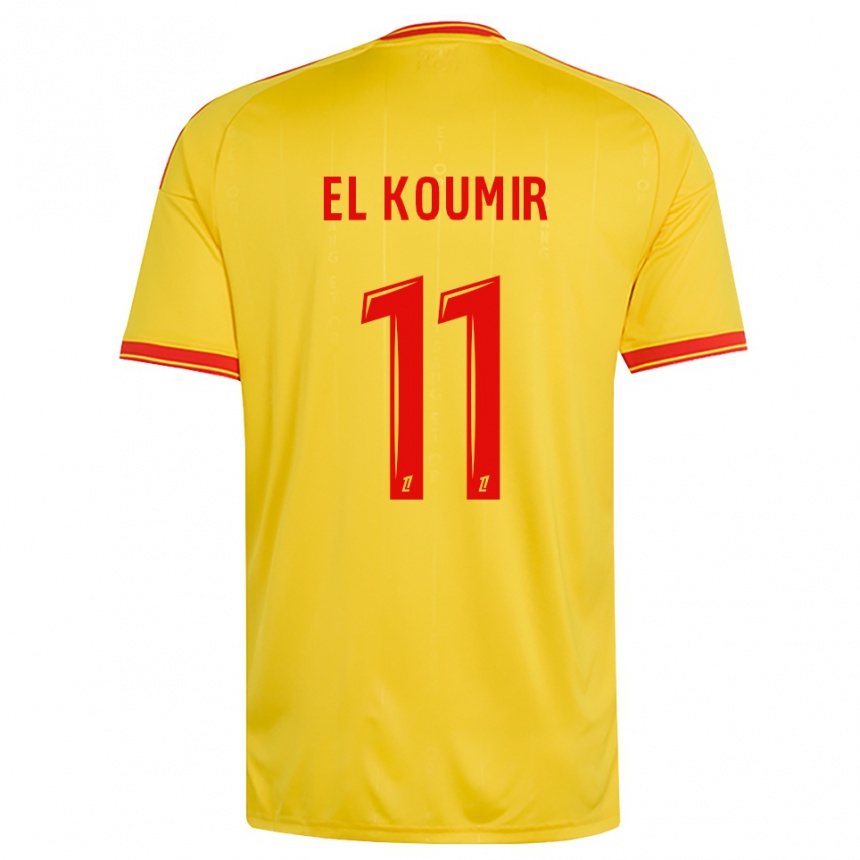 נשים כדורגל Kaîna El Koumir #11 זהב כתום אדום ג'רזי ביתית 2026/27