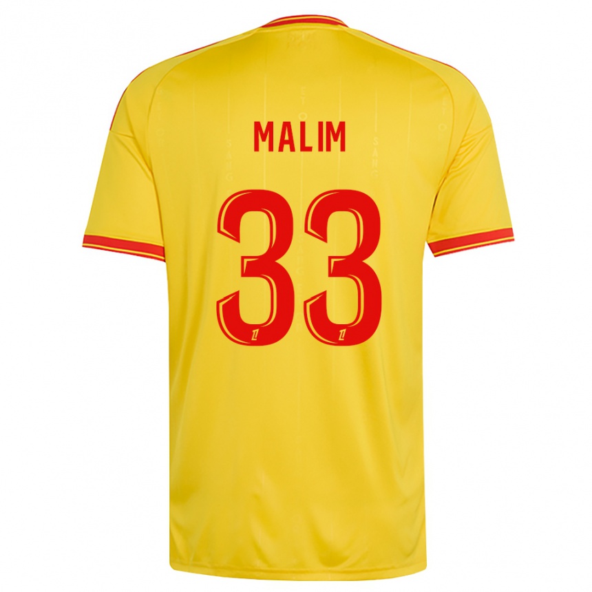 נשים כדורגל Yasmina Malim #33 זהב כתום אדום ג'רזי ביתית 2026/27