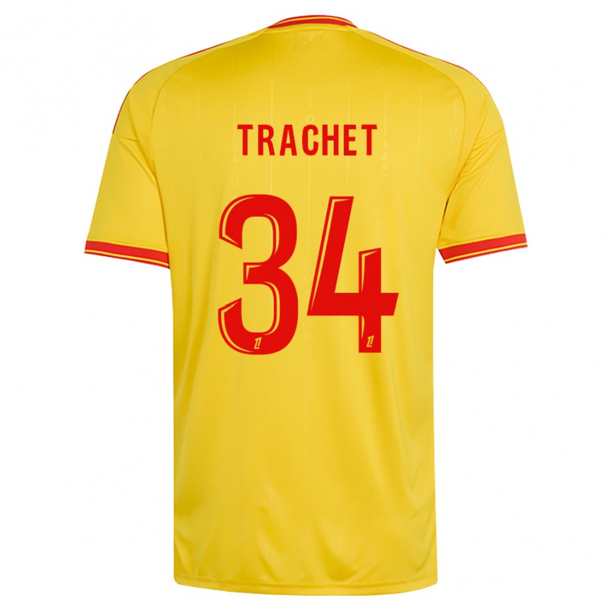נשים כדורגל Amélie Trachet #34 זהב כתום אדום ג'רזי ביתית 2026/27
