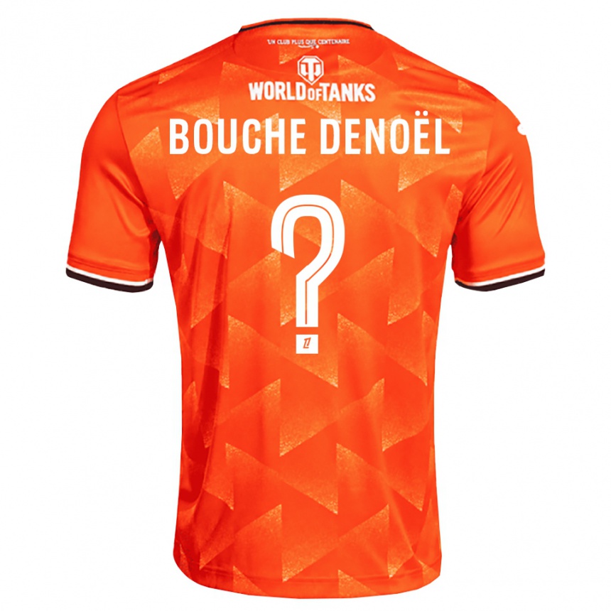נשים כדורגל Max Bouche Denoël #0 כתום לבן שחור ג'רזי ביתית 2026/27