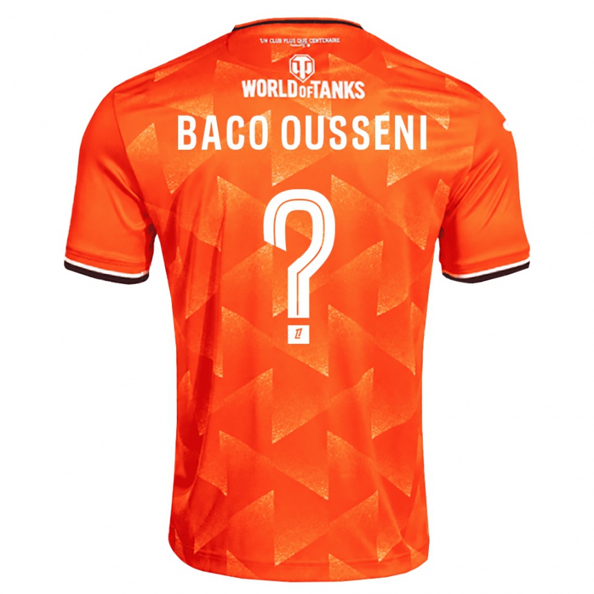 נשים כדורגל Timothée Baco Ousseni #0 כתום לבן שחור ג'רזי ביתית 2026/27