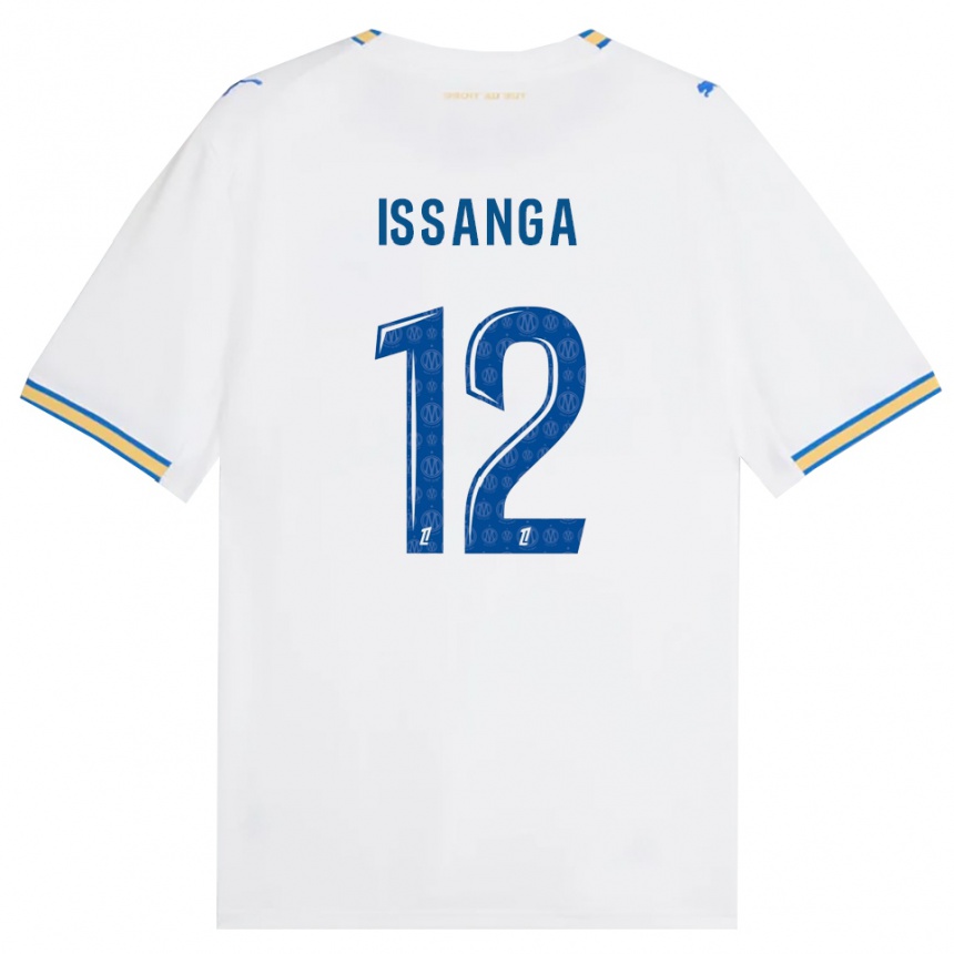 נשים כדורגל Alexandre Issanga #12 כחול דודג' לבן ג'רזי ביתית 2026/27