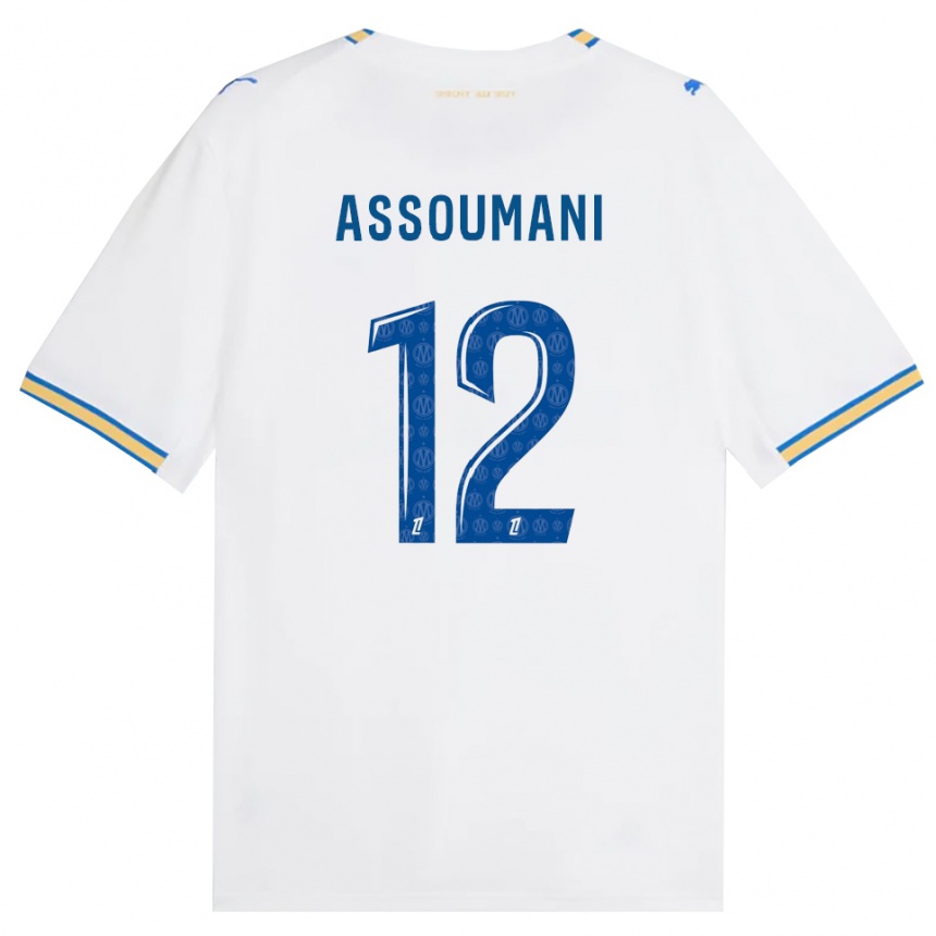 נשים כדורגל Saïfi Assoumani #12 כחול דודג' לבן ג'רזי ביתית 2026/27