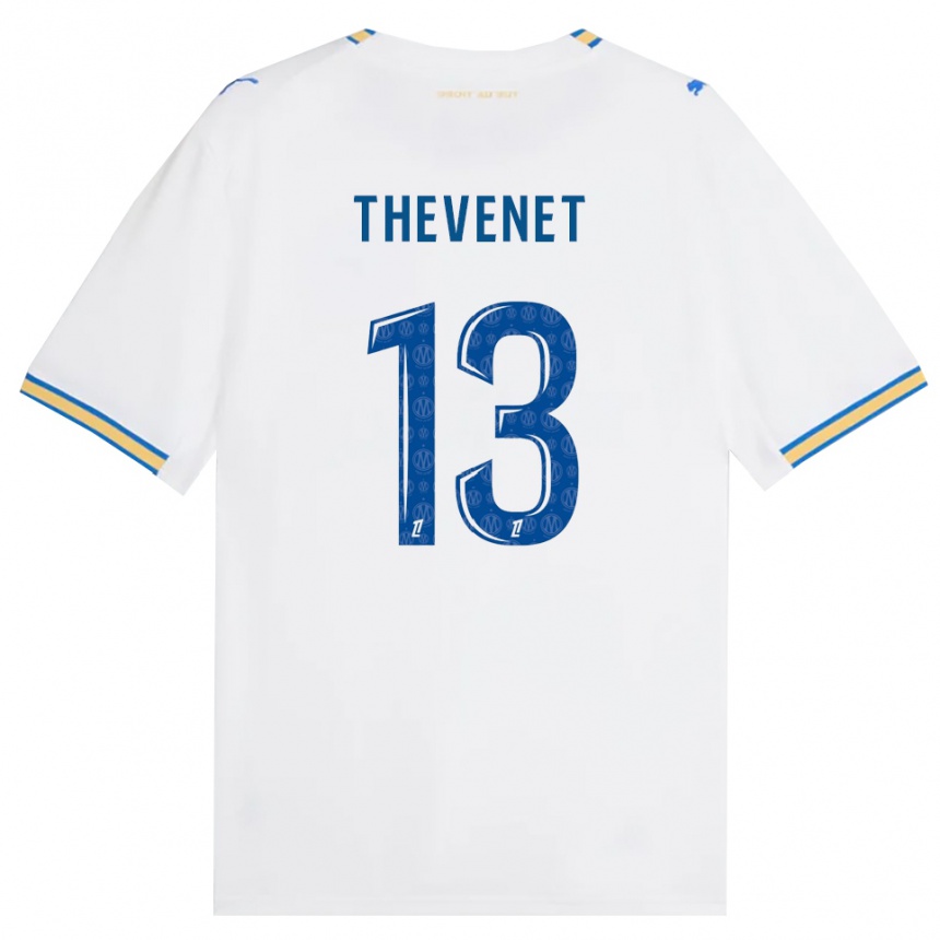 נשים כדורגל Maxence Thevenet #13 כחול דודג' לבן ג'רזי ביתית 2026/27