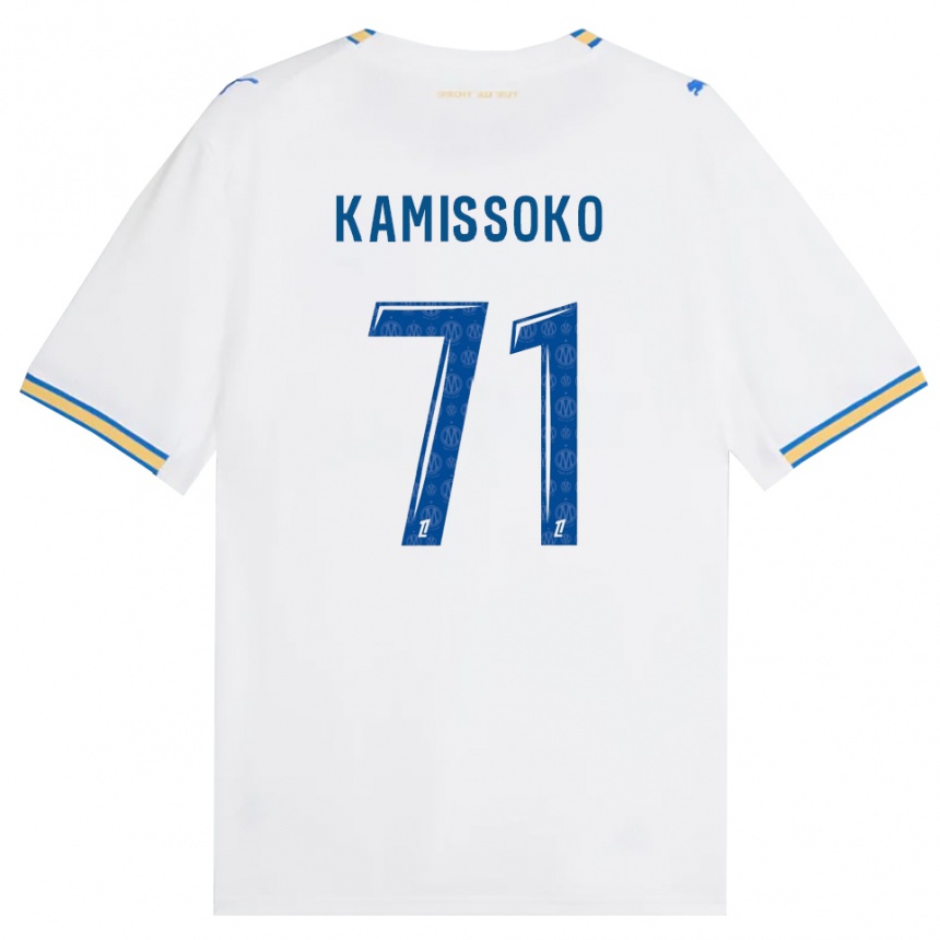 נשים כדורגל Nouhoum Kamissoko #71 כחול דודג' לבן ג'רזי ביתית 2026/27