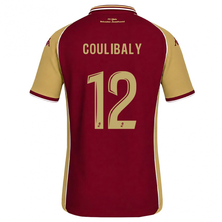 נשים כדורגל Kady Coulibaly #12 זהב אדום כהה ג'רזי ביתית 2026/27