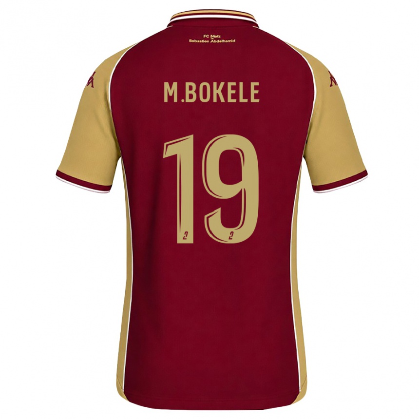 נשים כדורגל Morgan Bokele #19 זהב אדום כהה ג'רזי ביתית 2026/27