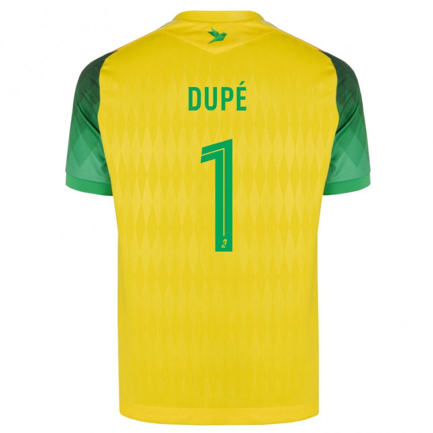נשים כדורגל Maxime Dupé #1 ירוק צהוב אדום ג'רזי ביתית 2026/27