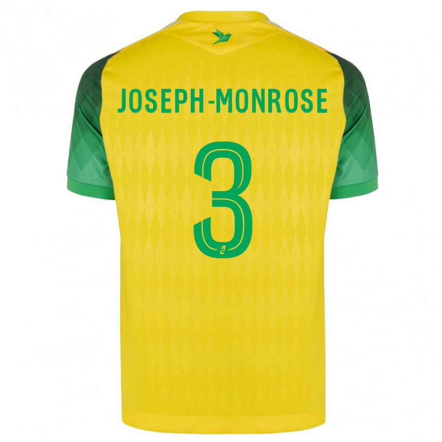 נשים כדורגל Florian Joseph-Monrose #3 ירוק צהוב אדום ג'רזי ביתית 2026/27