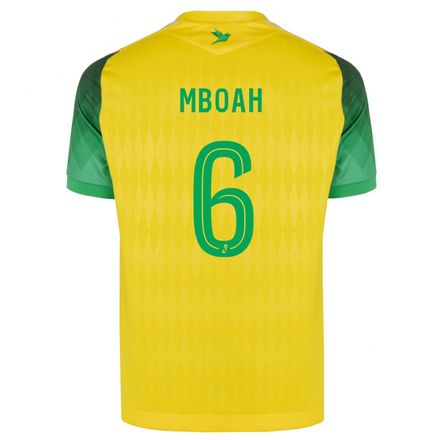 נשים כדורגל Yanis Mboah #6 ירוק צהוב אדום ג'רזי ביתית 2026/27