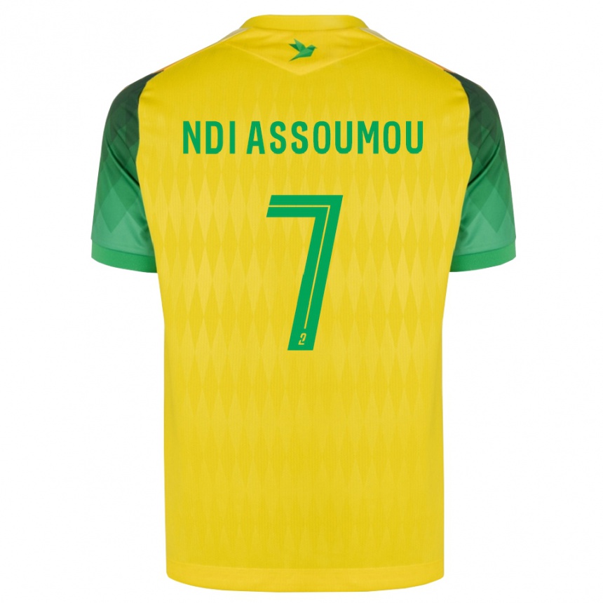 נשים כדורגל Frédéric Ndi Assoumou #7 ירוק צהוב אדום ג'רזי ביתית 2026/27 נשים כדורגל Frédéric Ndi Assoumou #7 ירוק צהוב אדום ג'רזי ביתית 2026/27