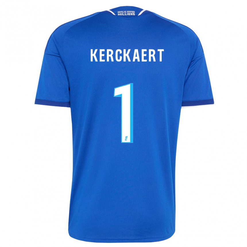 נשים כדורגל Gabriel Kerckaert #1 כחול מלכותי לבן ג'רזי ביתית 2026/27