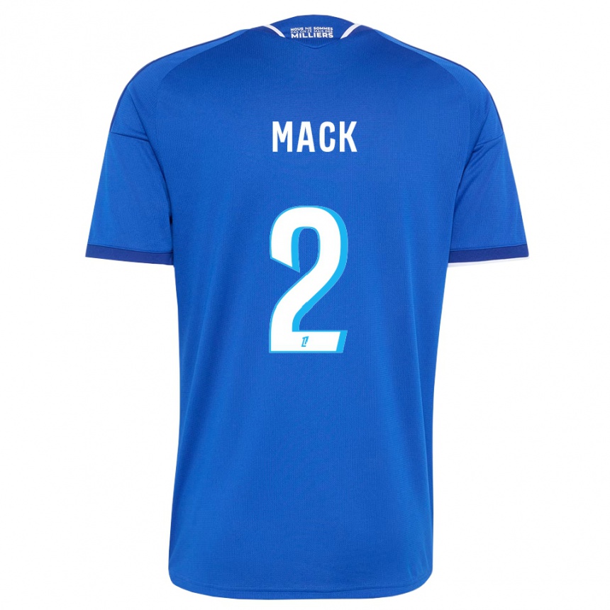 נשים כדורגל Hugo Mack #2 כחול מלכותי לבן ג'רזי ביתית 2026/27