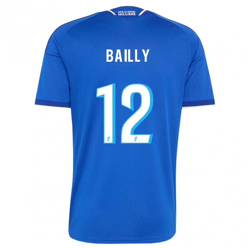 נשים כדורגל Melvine Bailly #12 כחול מלכותי לבן ג'רזי ביתית 2026/27
