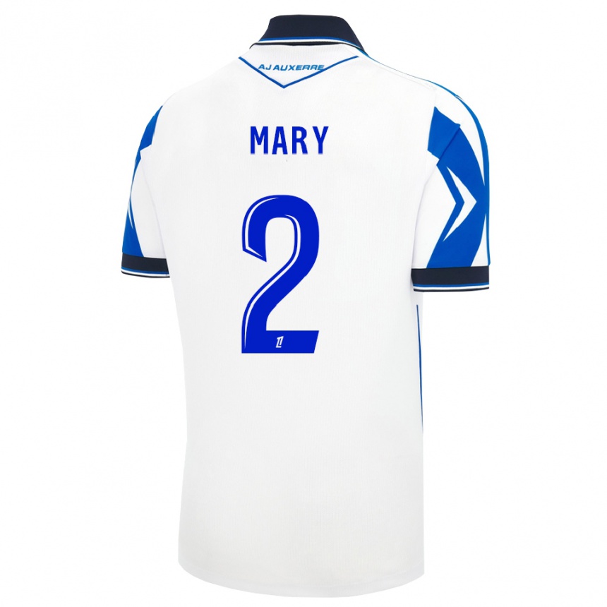 נשים כדורגל Théo Mary #2 שחור לבן כחול ג'רזי ביתית 2026/27