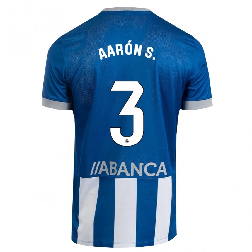 נשים כדורגל Aarón Sánchez #3 כחול אפור לבן ג'רזי ביתית 2026/27